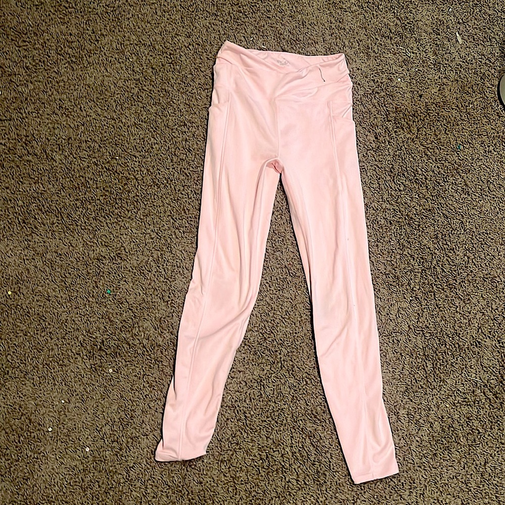pink leggings